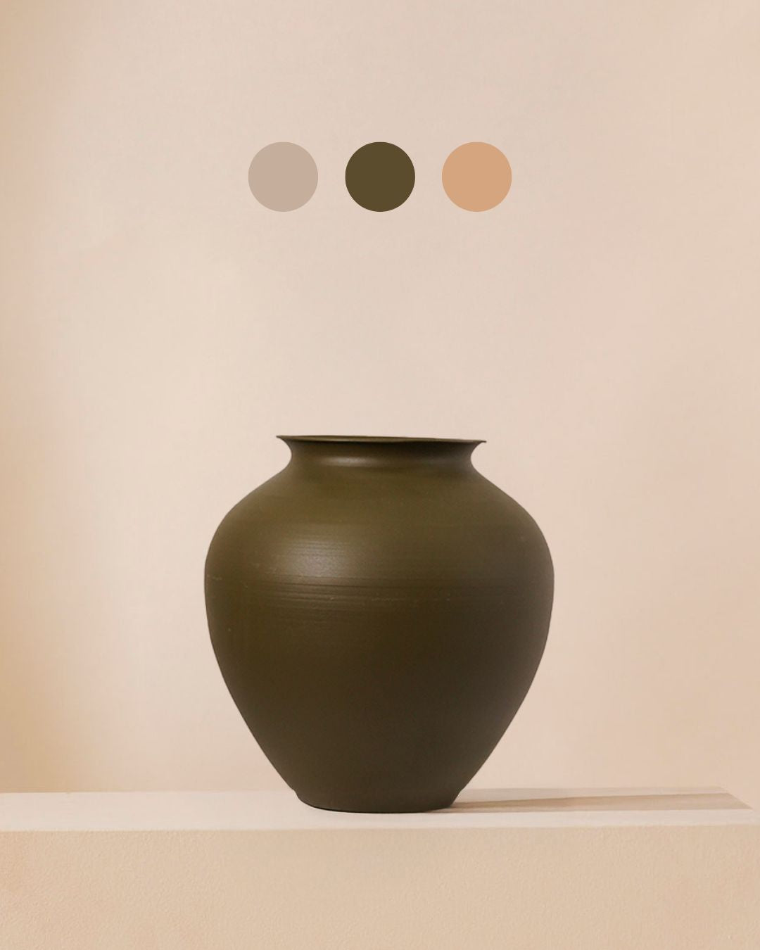 Vaas Lily 30 cm - green