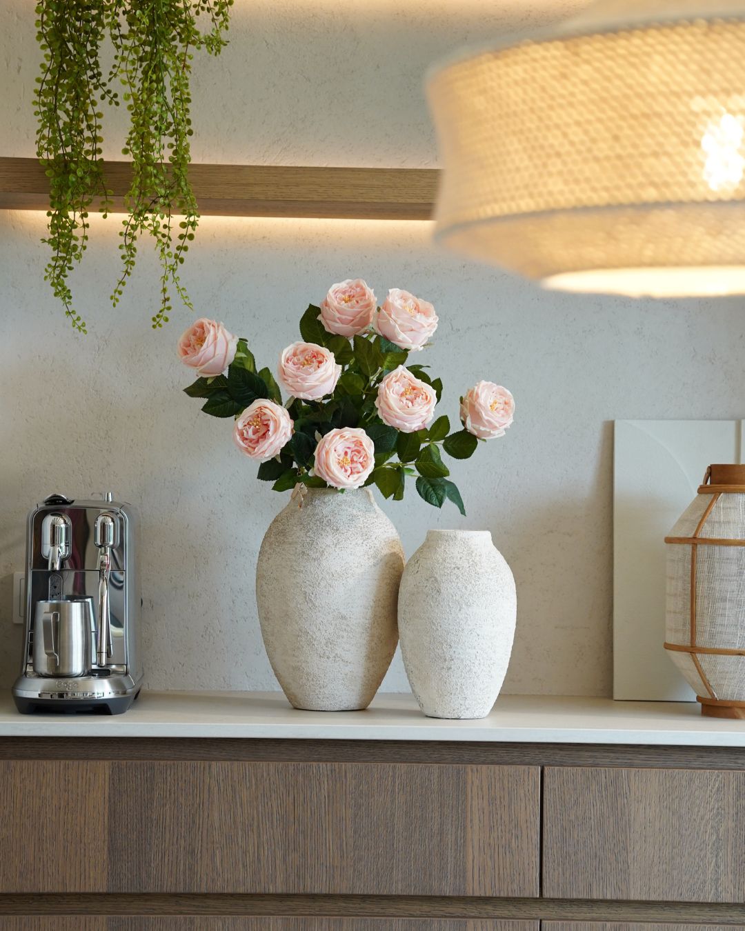 Acht Rozen 60 cm