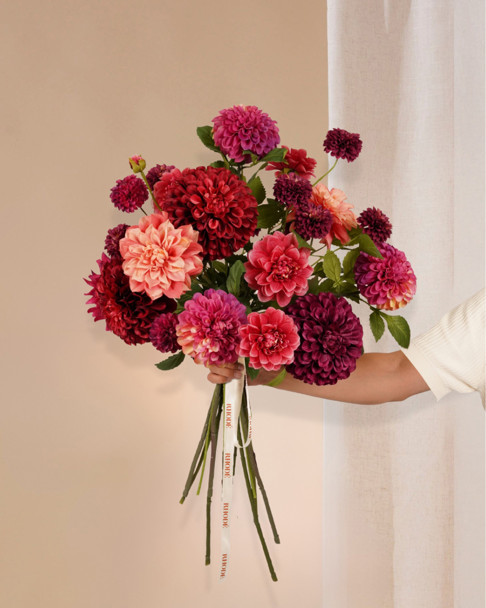 Kunstboeket Dahlia deluxe