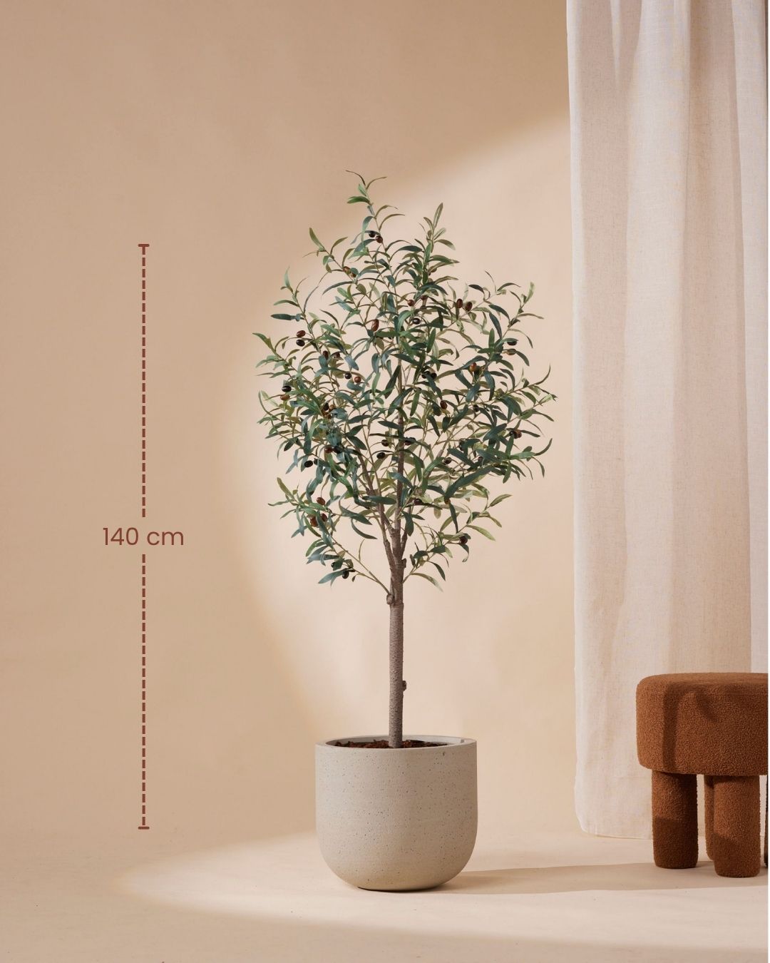 Kunstboom Olijf 140 cm