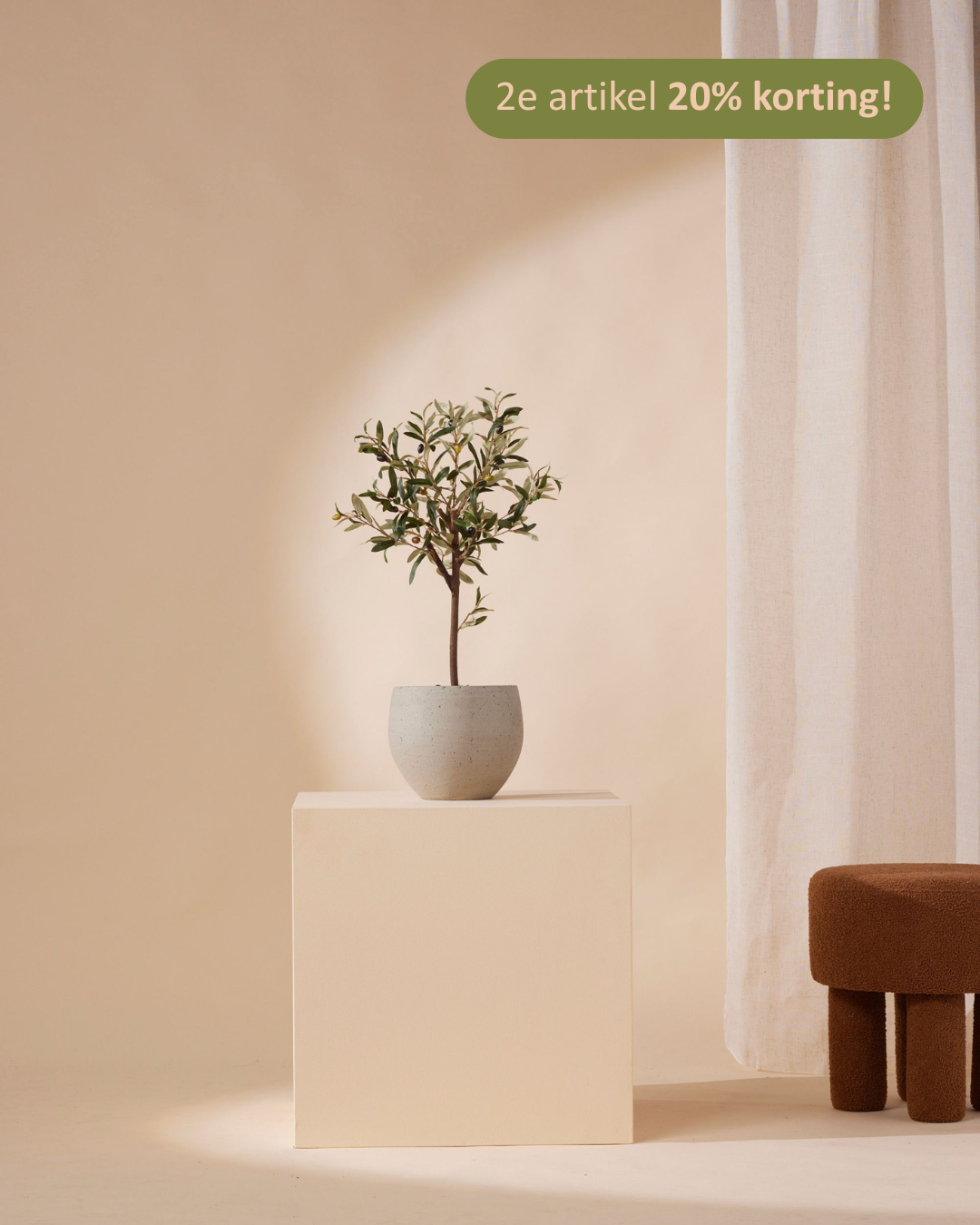 Kunstbaum Olive 65 cm