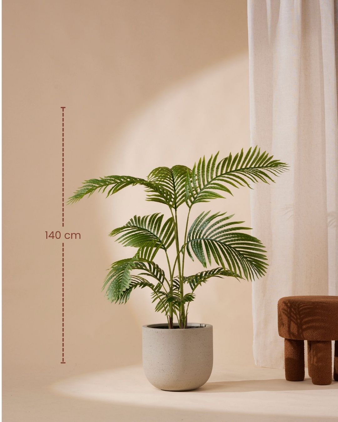 Artificial palm plant 140 cm