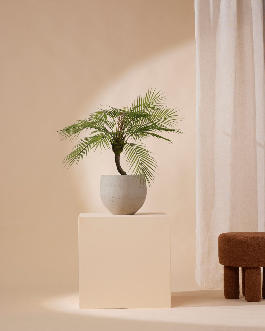 Kunstplant Palm chamaedorea 85 cm