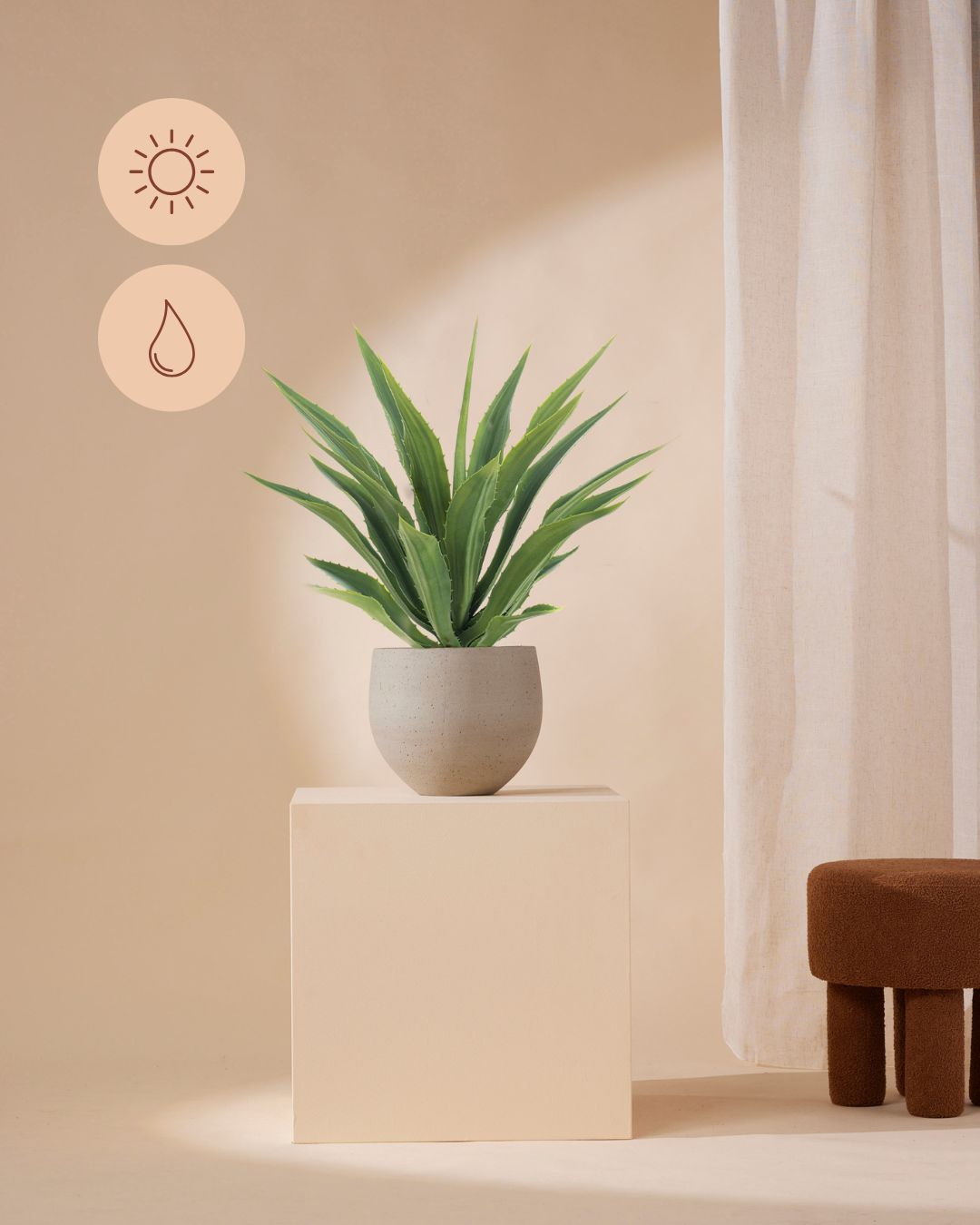 Artificial agave plant outdoor 70 cm