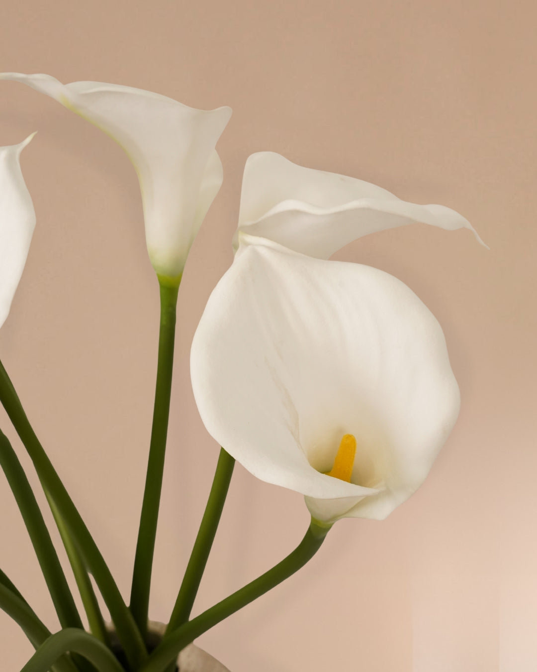 Negen calla's 70 cm