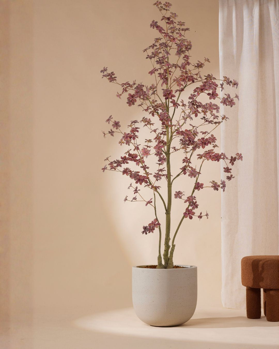 Artificial tree Tropaeolum Burgundy 210 cm