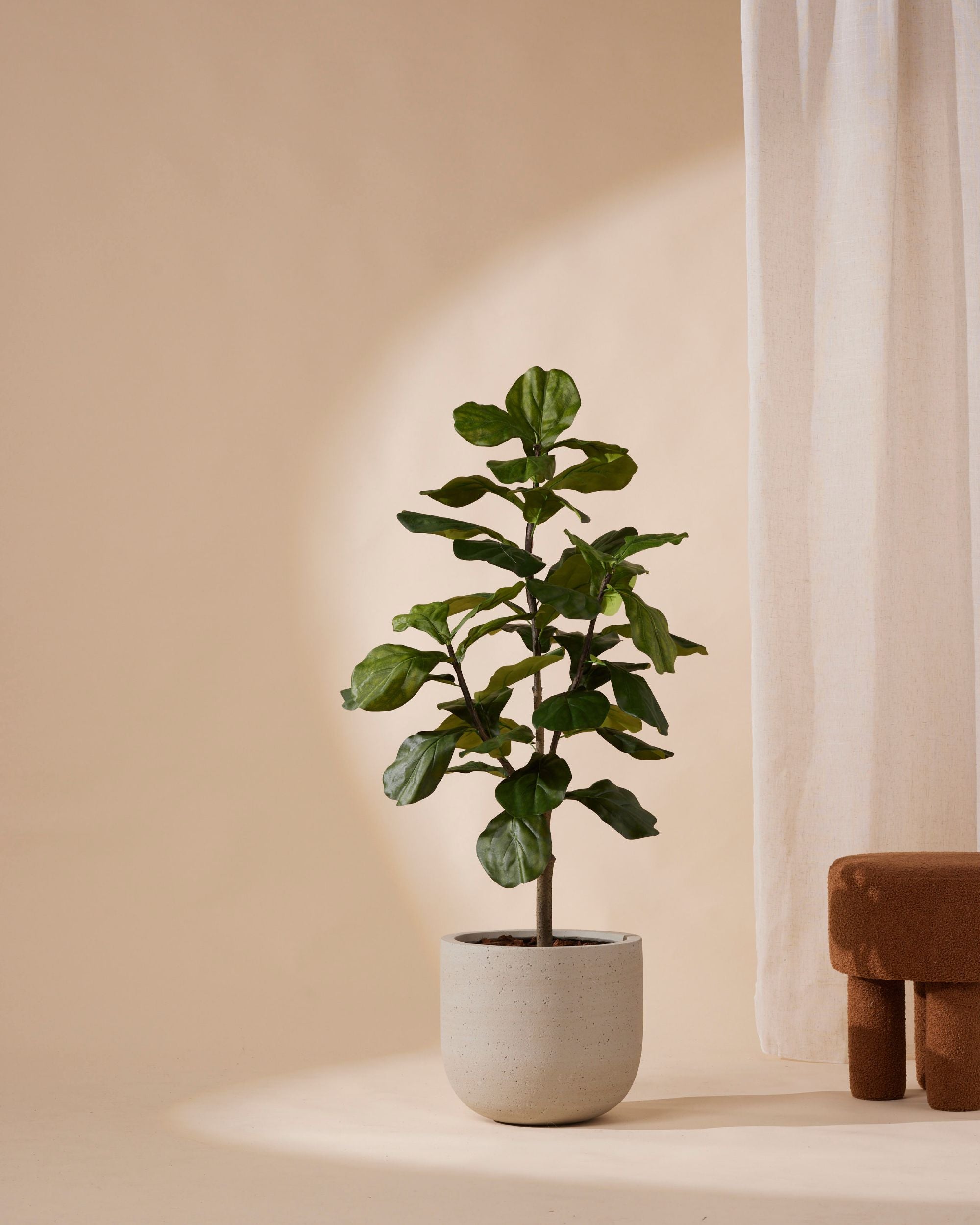 real fiddle leaf fig tree for sale Artificial Ficus Lyrata Plant 120 cm