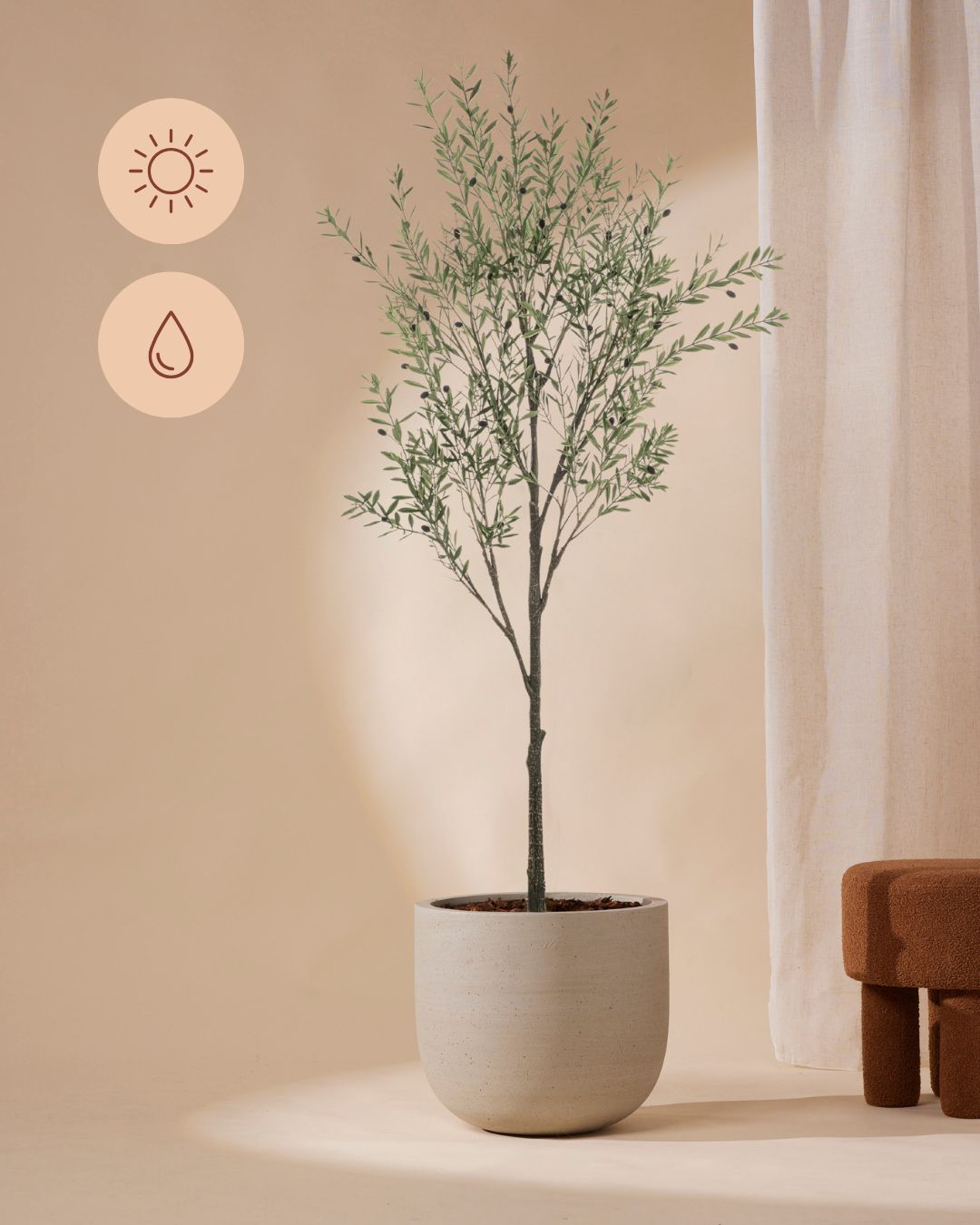 Artificial olive tree, outdoor, 175 cm