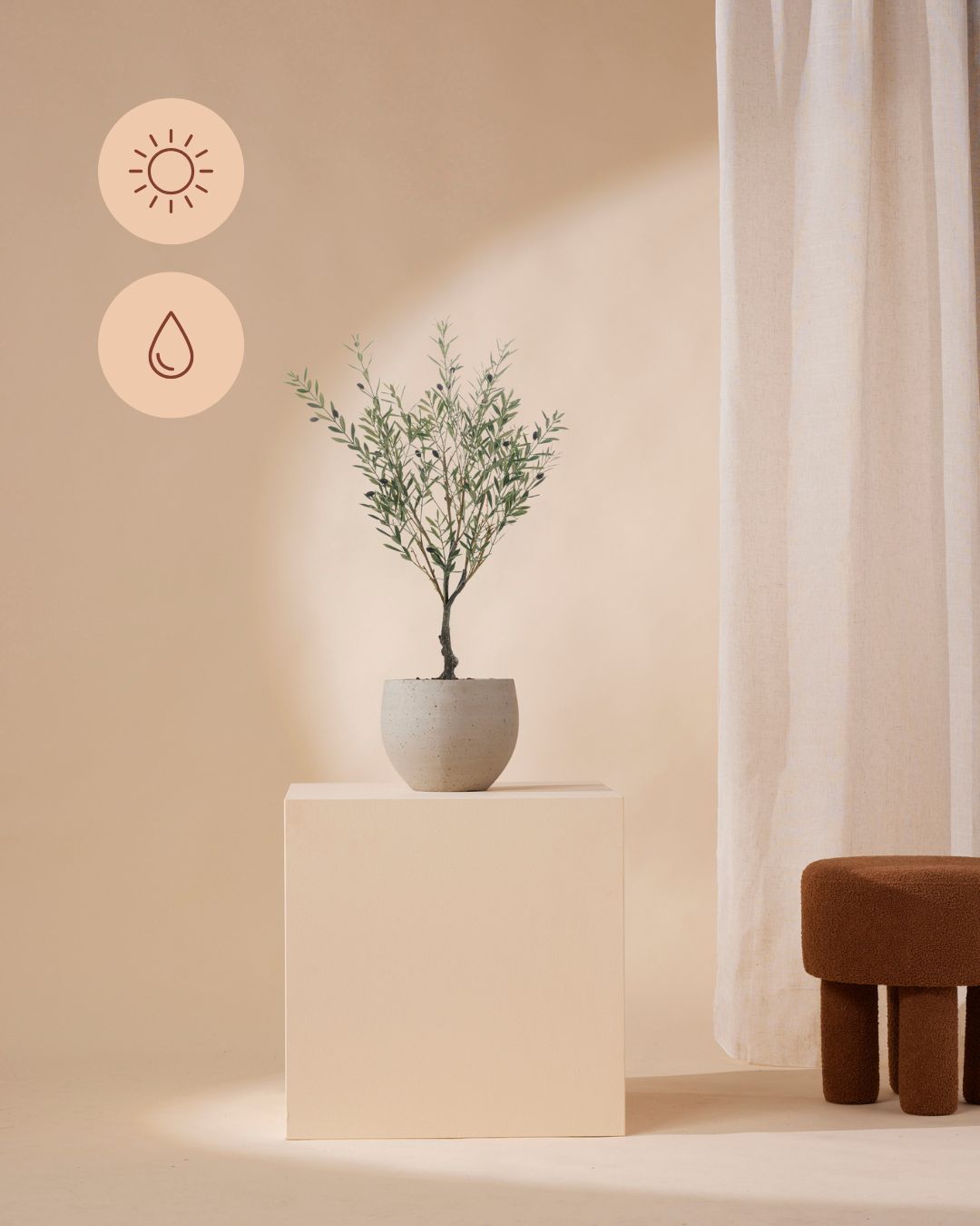 Artificial olive tree outdoor 90 cm