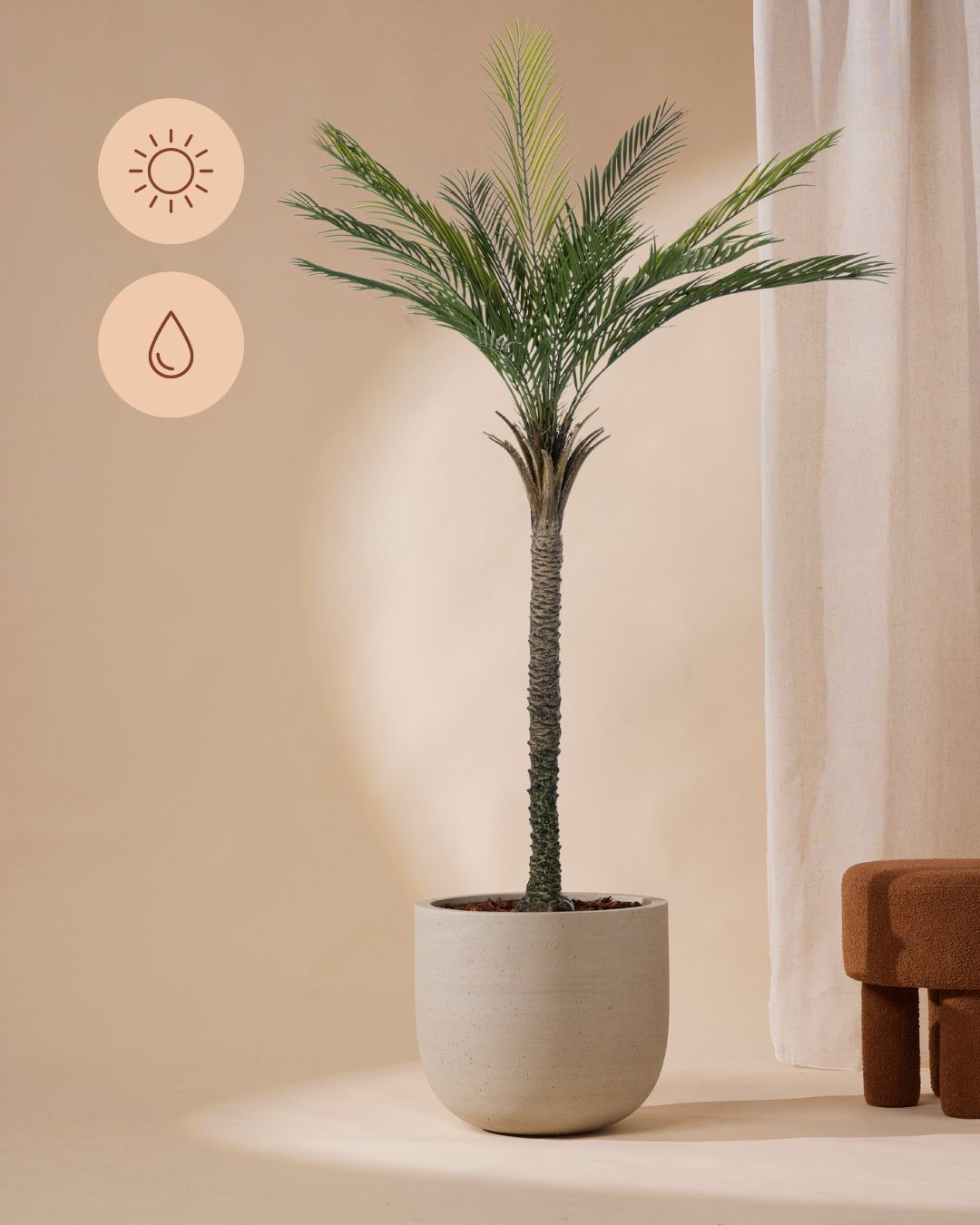 palm tree plant pot outdoor Artificial Palm Plant Outdoor | 180 cm