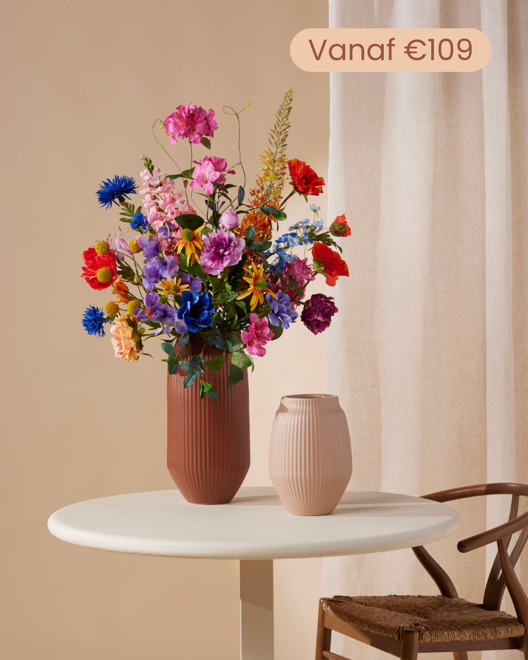Boeket kunstbloemen