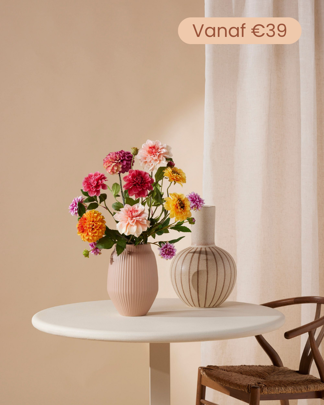 Bundel kunstbloemen