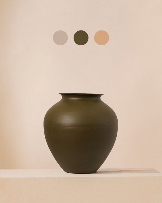 Vaas Lily 30 cm - green