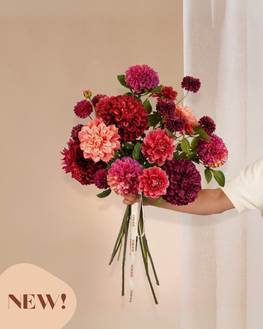 Artificial bouquet dahlia deluxe