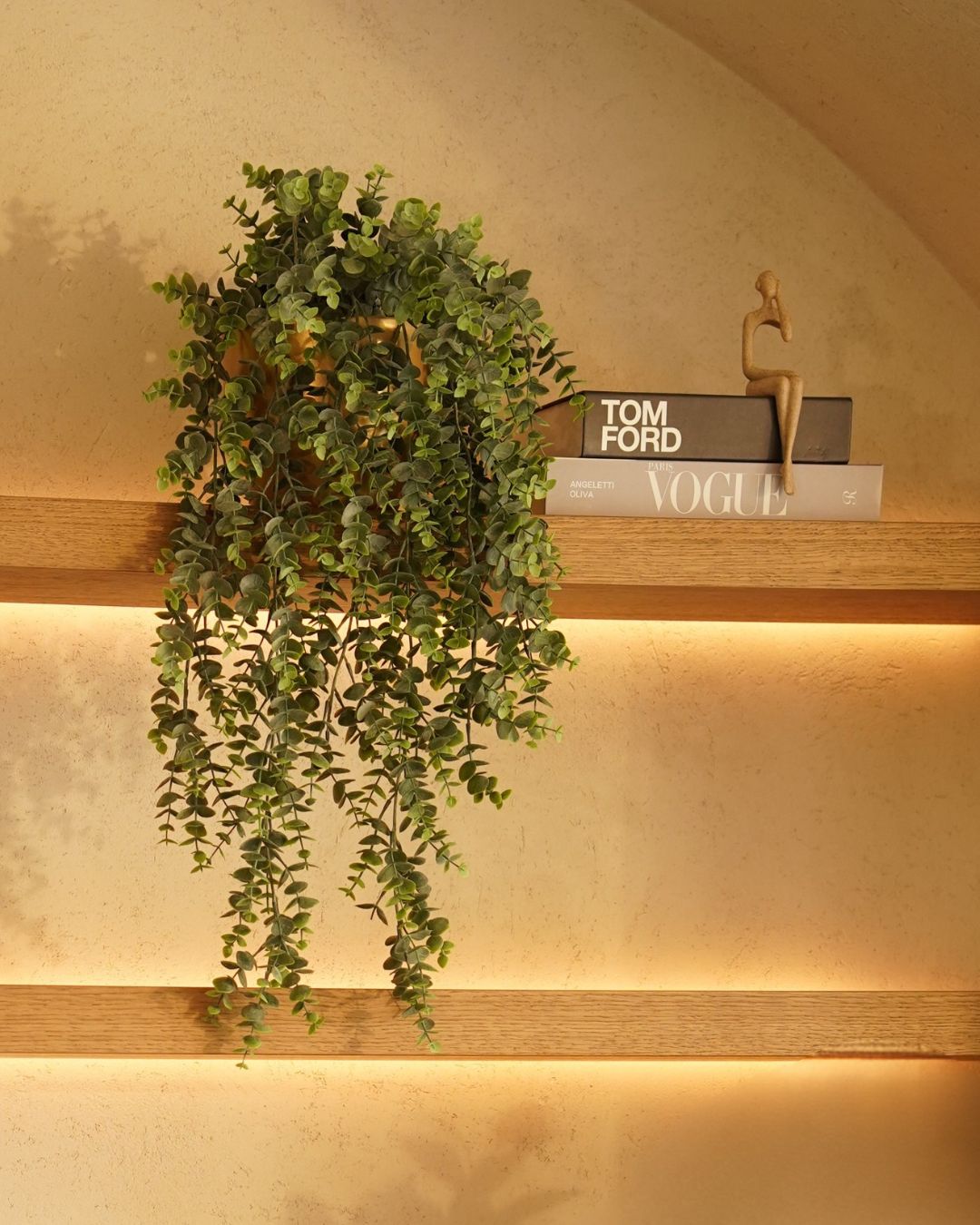 indoor hanging eucalyptus plant Artificial Eucalyptus Plant in Pot | 70 cm