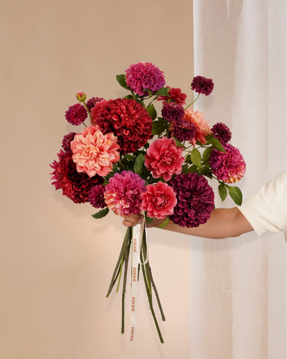 Kunstboeket Dahlia deluxe