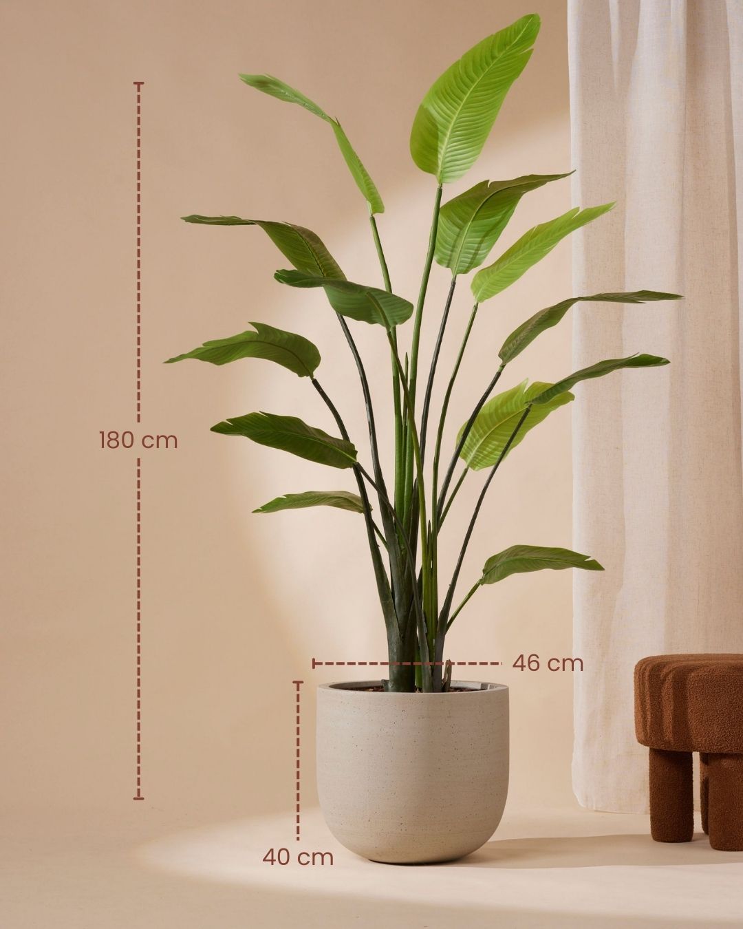 nicolai plant indoor Artificial Strelitzia Nicolai Plant | 180 cm
