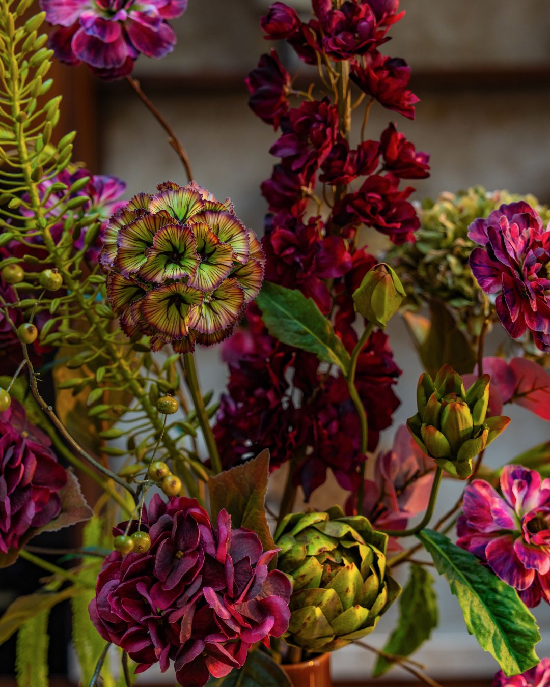 Pre-order | Kunstboeket Purple Autumn