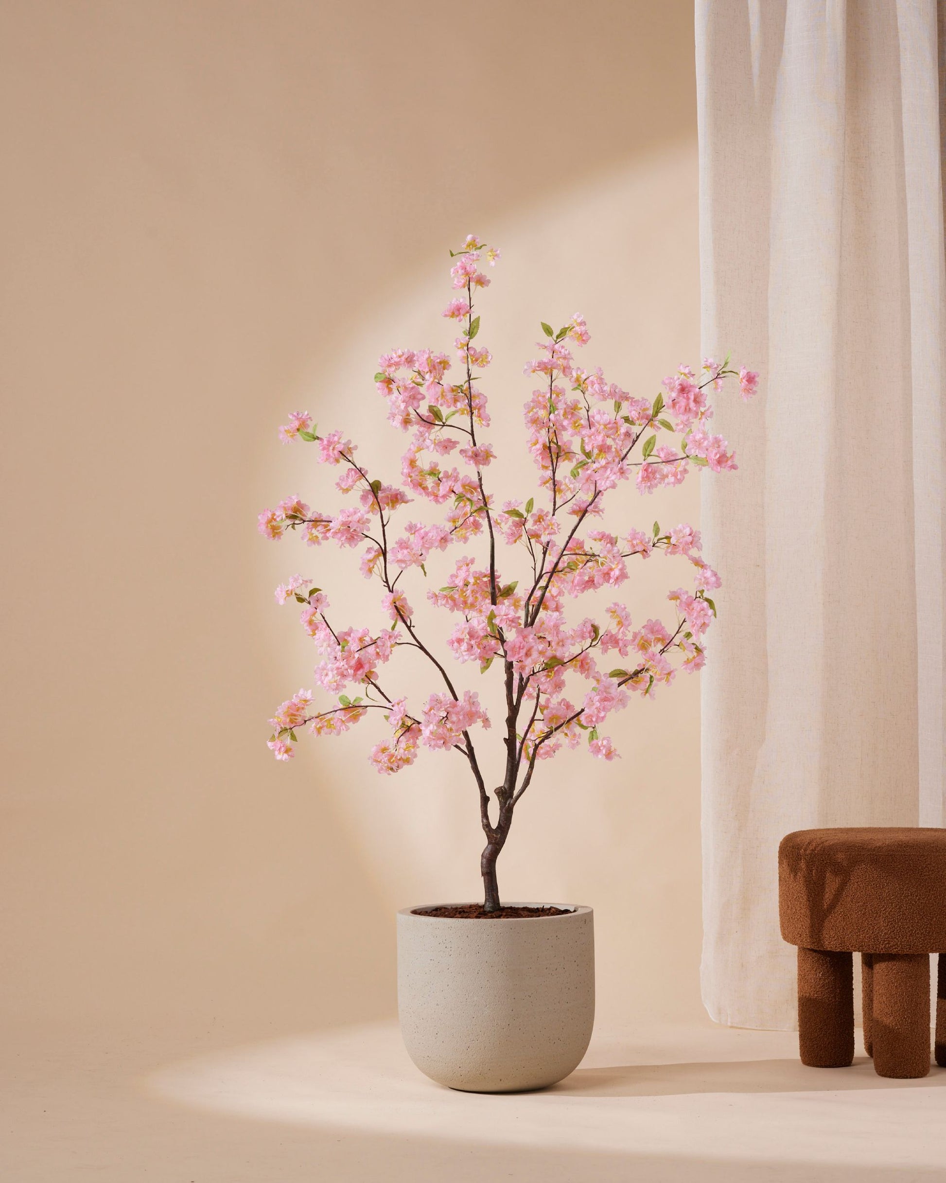 cherry blossom plant in pot Artificial Cherry Blossom Tree Pink | 135 cm