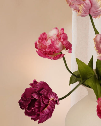 Ten tulips purple 66 cm