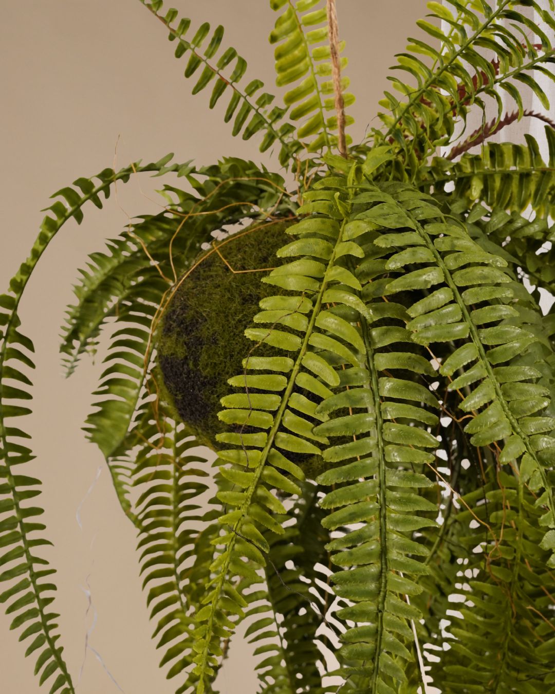 Artificial hanging fern 85 cm