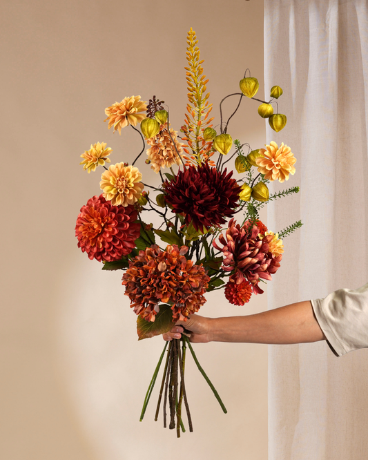 Pre-order | Kunstboeket Orange Autumn
